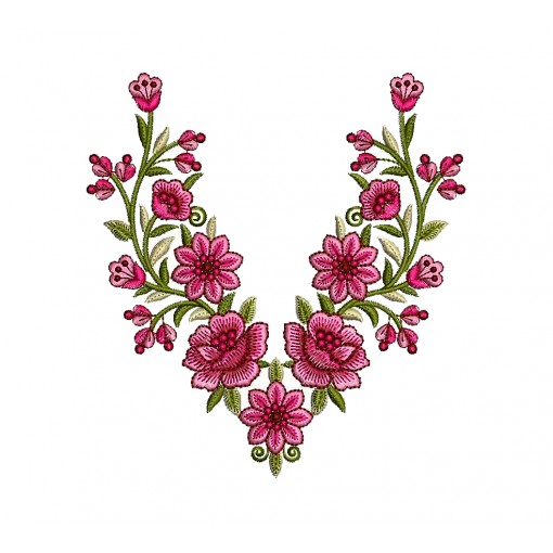 Neck Embroidery Patch