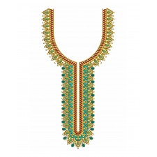 Neck Embroidery Pattern For Kurtis