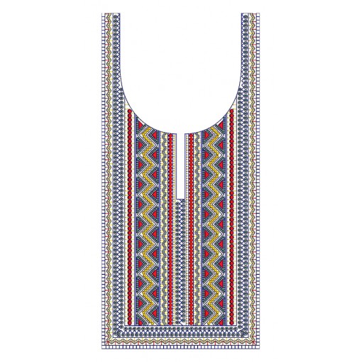 Neckline Embroidery Design For Suit