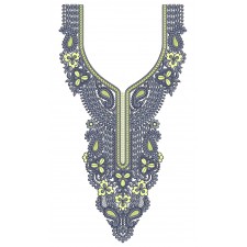 Nigerian Traditional Dress Embroidery Design 25316