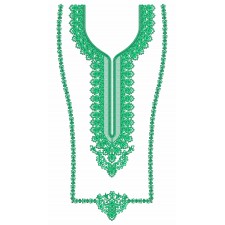 Pakistani Dress Neck Embroidery Design 25685
