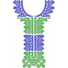 Machine Embroidery Neck Pattern