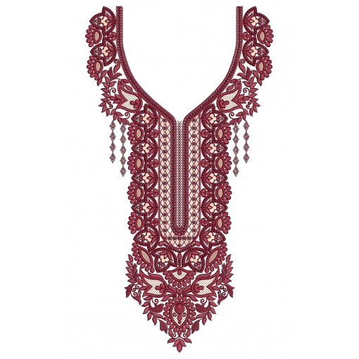 Punjabi Suit Style Neck Design 25387