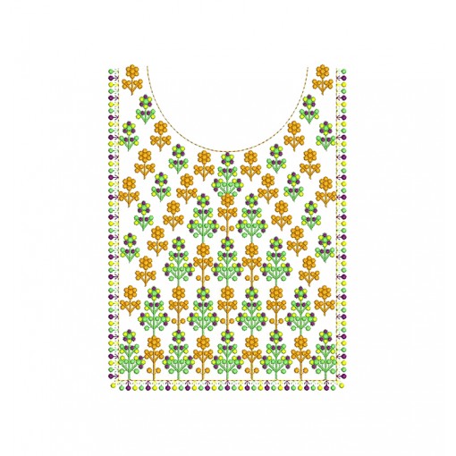 Salwar Embroidery Neck Design