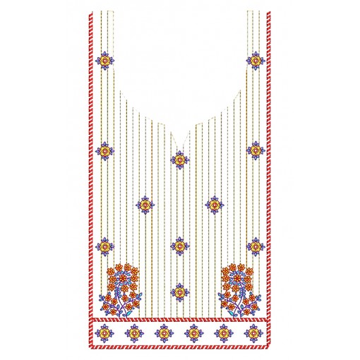 Salwar Neck Embroidery Design