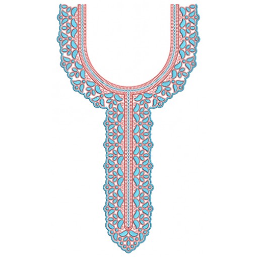 Salwar Neck Embroidery Designs 24622