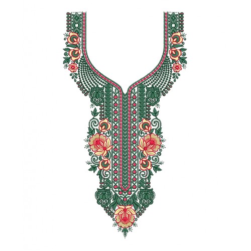 Salwar Suit Neck Line Embroidery Design