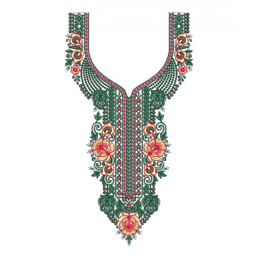 Salwar Suit Neck Line Embroidery Design