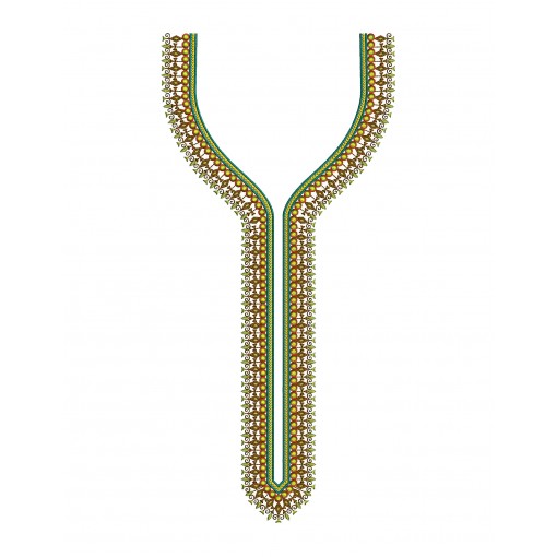 Simple Neck Embroidery
