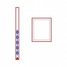 Single-Color African Attire Embroidery Design for Plinth & Pocket (35.6cm x 2.4cm) Single-Color African Attire Embroidery Design for Plinth & Pocket (35.6cm x 2.4cm)