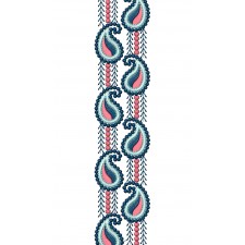 Small Paisley Lace Embroidery Design 25326