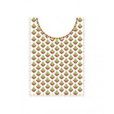 Square Embroidery Neck For Cotton Kurti