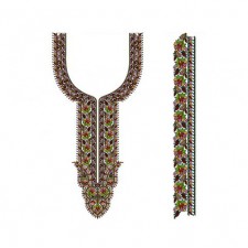 Stunning Neck Embroidery Stunning Neck Embroidery