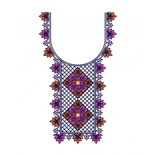 Embroidery Design For Churidar