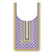 Stylist Neck Embroidery Design