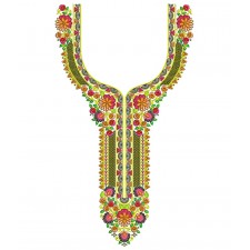 Traditional Algerian Dress Embroidery Design