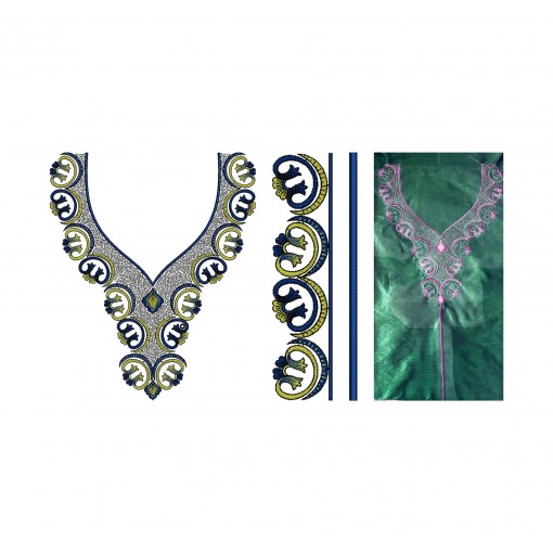 Traditional Omani Embroidery Neck Traditional Omani Embroidery Neck