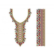 Trendy Neck With Tiny Flowers Trendy Neck With Tiny Flowers