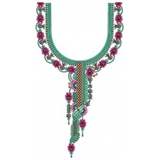 Unique And Beautiful Embroidery Neck 25973