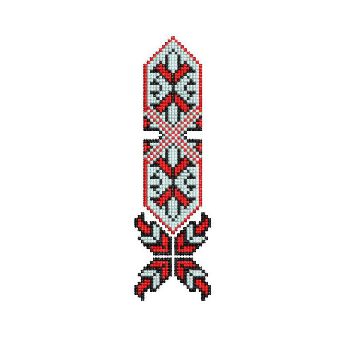 Versatile Loom Neck Pattern Embroidery Designs