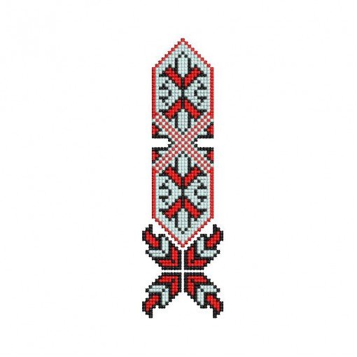  Versatile Loom Neck Pattern Embroidery Designs (3 Colors, Various Sizes)