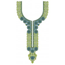 Wevy Style Neck Embroidery Design 26115
