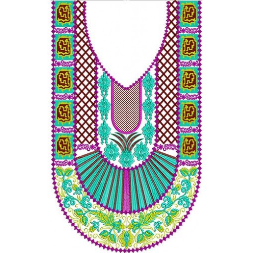 Round Neck Embroidery Designs 25147 Round Neck Embroidery Designs 25147