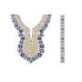 Aari Stitch Look In Flat Neck Design 23071