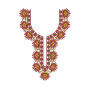 African Embroidery Neckline