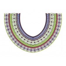 Angavastram Neck Embroidery Design