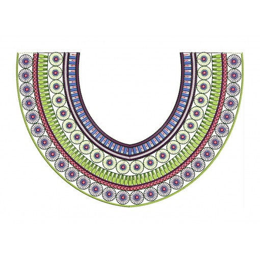 Angavastram Neck Embroidery Design