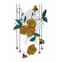Antique Flower Neck Embroidery