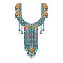 Arabian Neck Embroidery Design