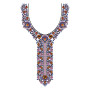 Gemstone Flora Embroidery Design