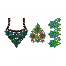 Beautiful Embroidery Neck Design 16042 Beautiful Embroidery Neck Design 16042