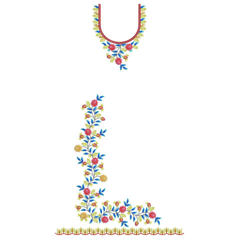 The Lata Layout Embroidery Design