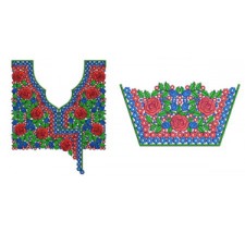 Boutique Yoke Embroidery Design 16088 Boutique Yoke Embroidery Design 16088