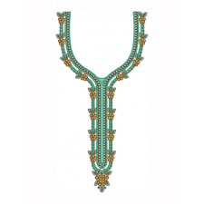Churidar Neck Embroidery Pattern