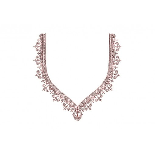 Cross Stitch Neck Designs