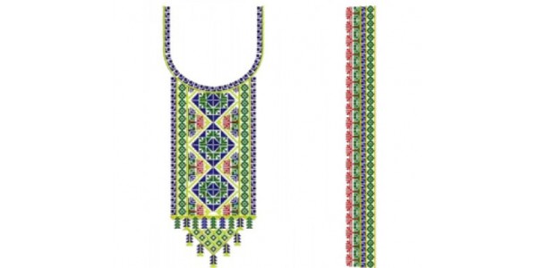 ELAN LAWN STUDIO MA 45 LAVENDER CROSS STITCH FLOWERS