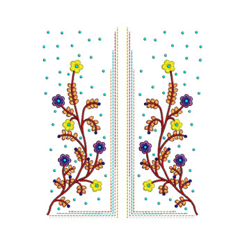 Rustic Berry Trail Embroidery Design