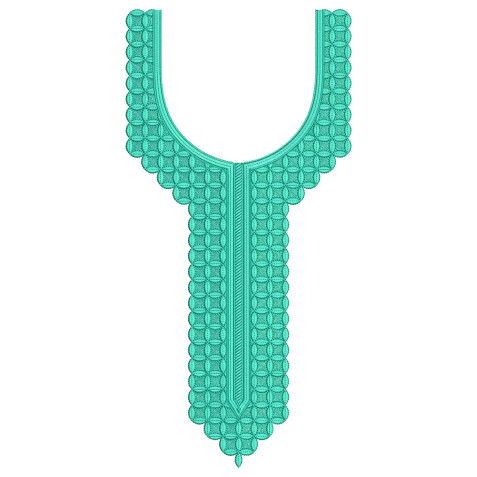 Geometric Interlocking Embroidery Design