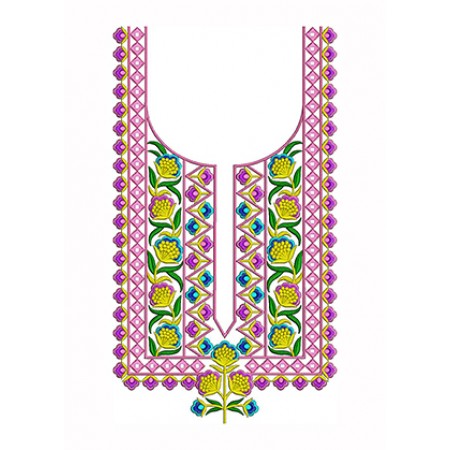 Embroidery Designs For Kurti Neck