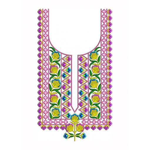 Embroidery Designs For Kurti Neck