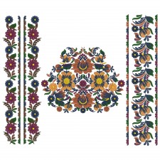 Embroidery Neck With Sholder and Sleeve Embroidery Neck With Sholder and Sleeve