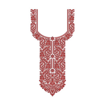 Pashmina Paisley Block embroidery design