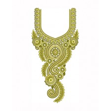 Embroidery Neck Design