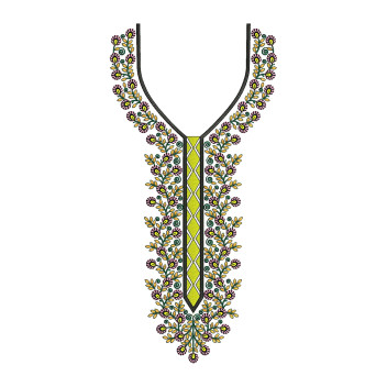 Baroque Bloom embroidery design