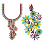 Jharokha Neck Embroidery Design