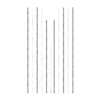 Soundwave Neck Embroidery Design